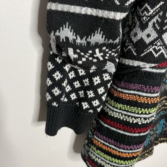 Carmen Patchwork Tapestry Coat Womens Small Boho Art to Wear Made In Brazil - Picture 3 of 12